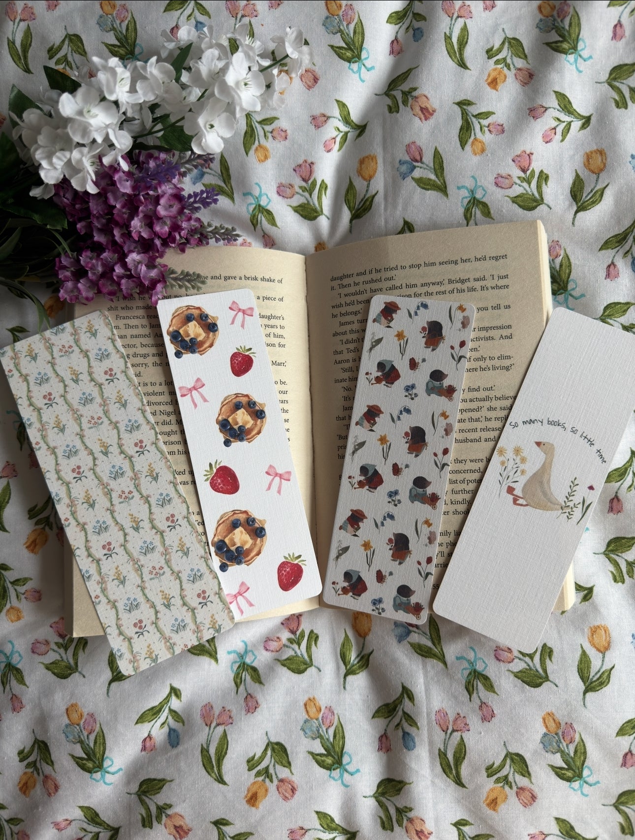 Cute Cozy Bookmarks for your Book