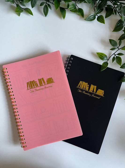 Reading Journal in Pink or Black - Reading Books