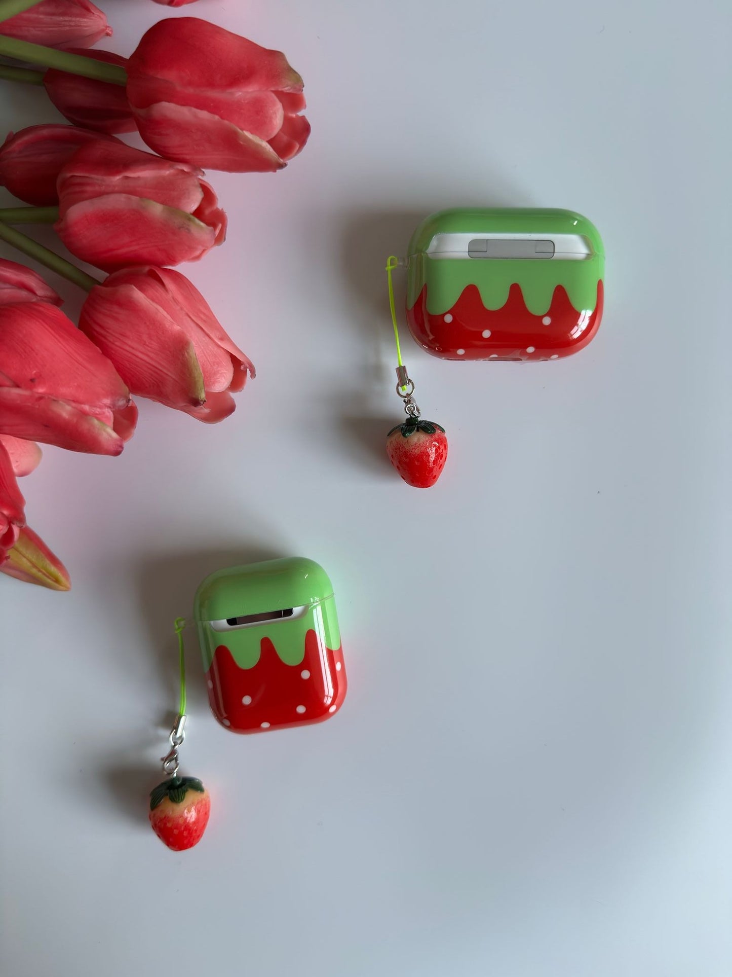 Adorable Strawberry Air Pods Case