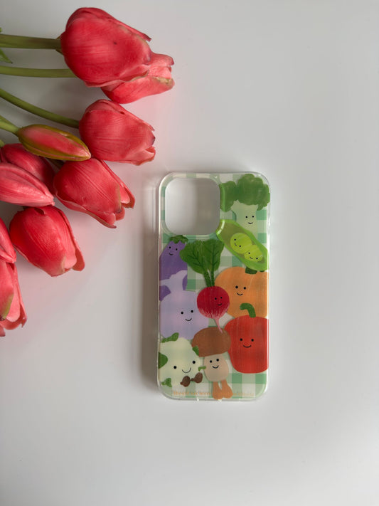 Cute Smiley Plush Teddies iPhone Case - Green